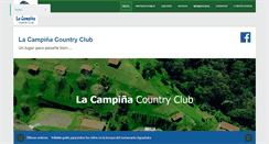 Desktop Screenshot of lacampinacountryclub.com